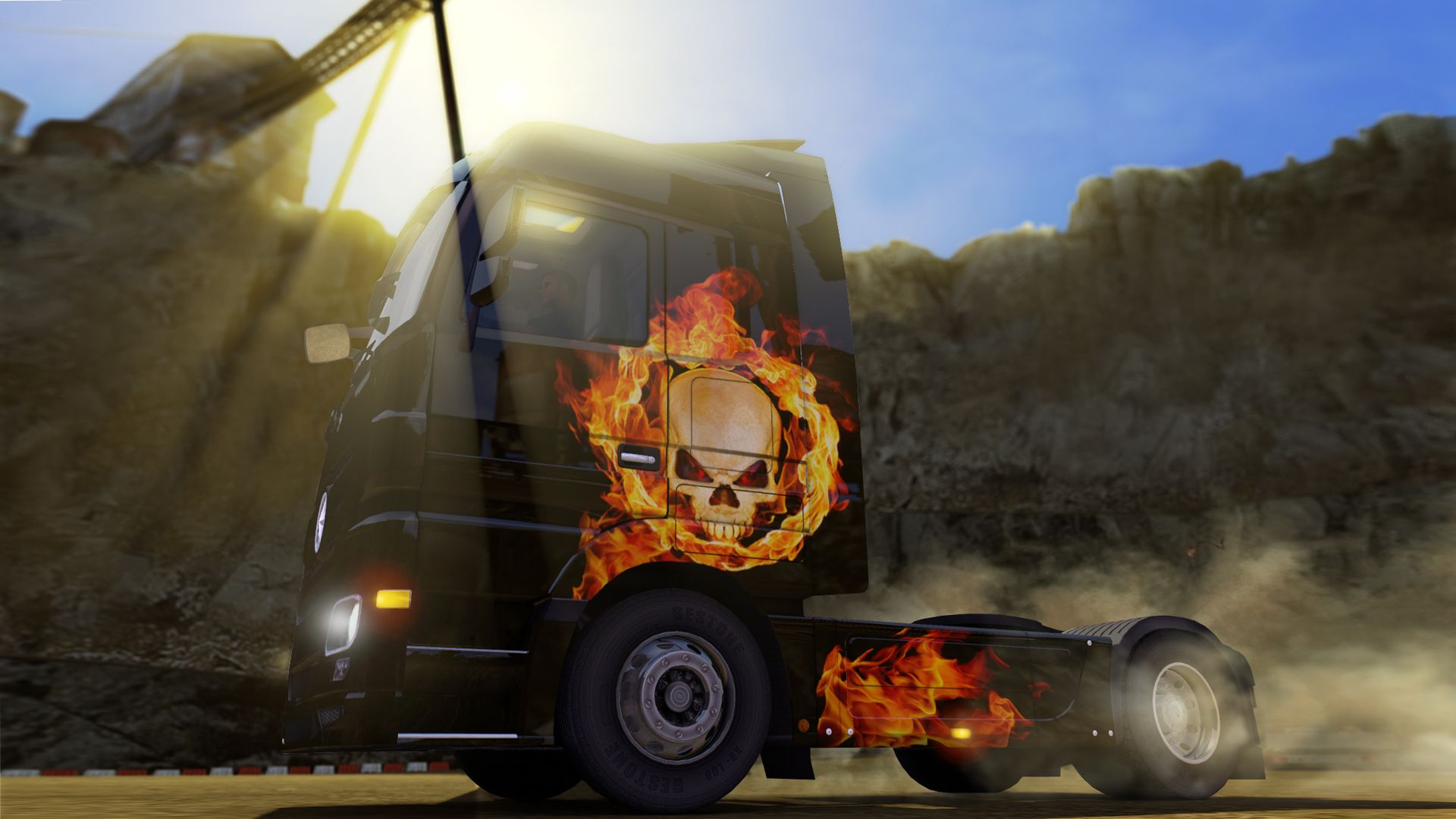 American truck simulator - halloween paint jobs pack 4